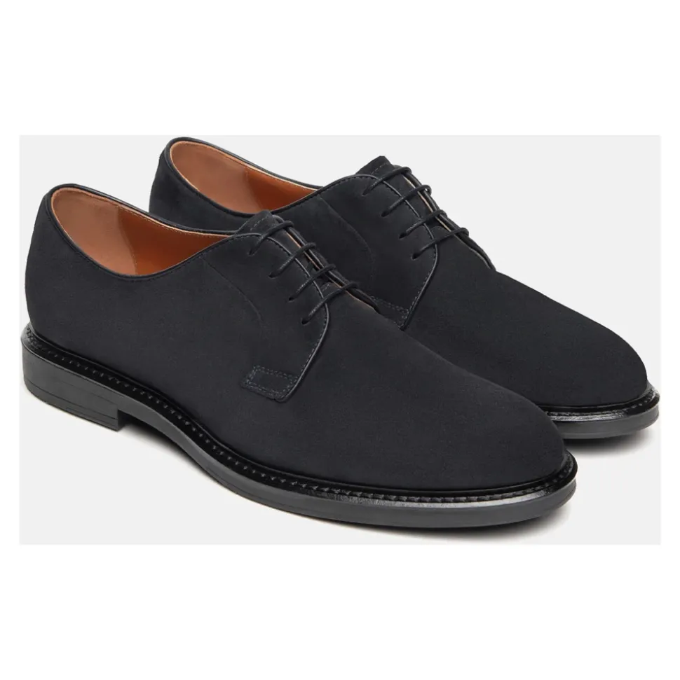 Niebieskie sznurowane buty