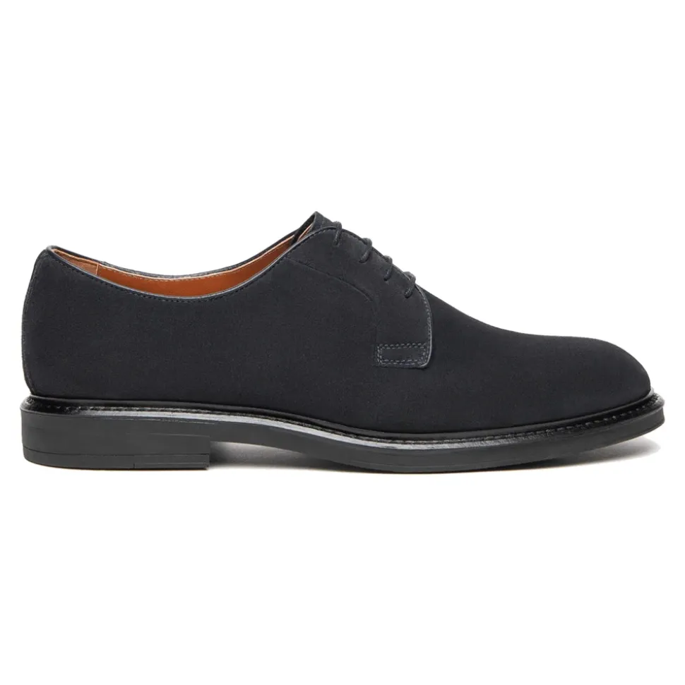 Niebieskie sznurowane buty