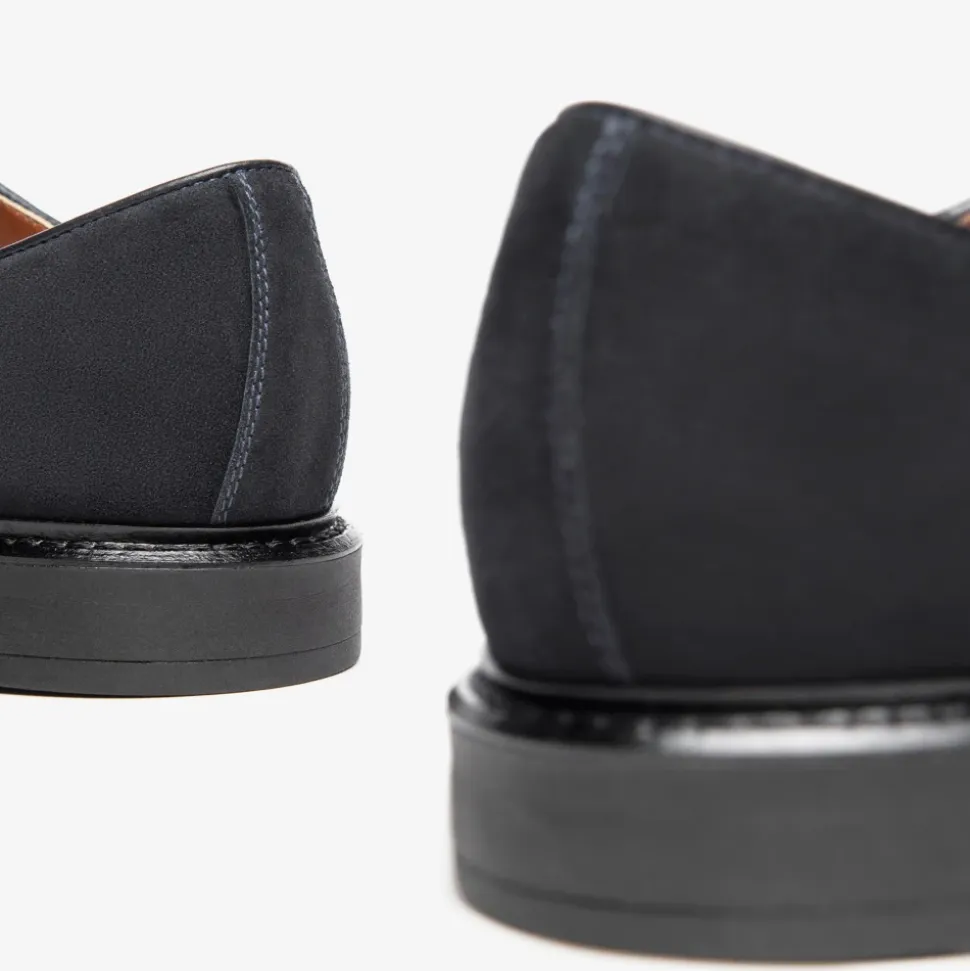 Niebieskie sznurowane buty
