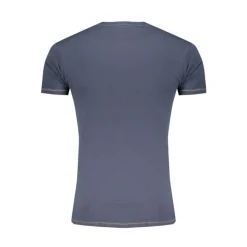 Niebieski T-shirt z nadrukiem