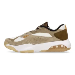 Niskie Sneakersy Khaki/Biały/Jasna Oliwka Odblaskowe