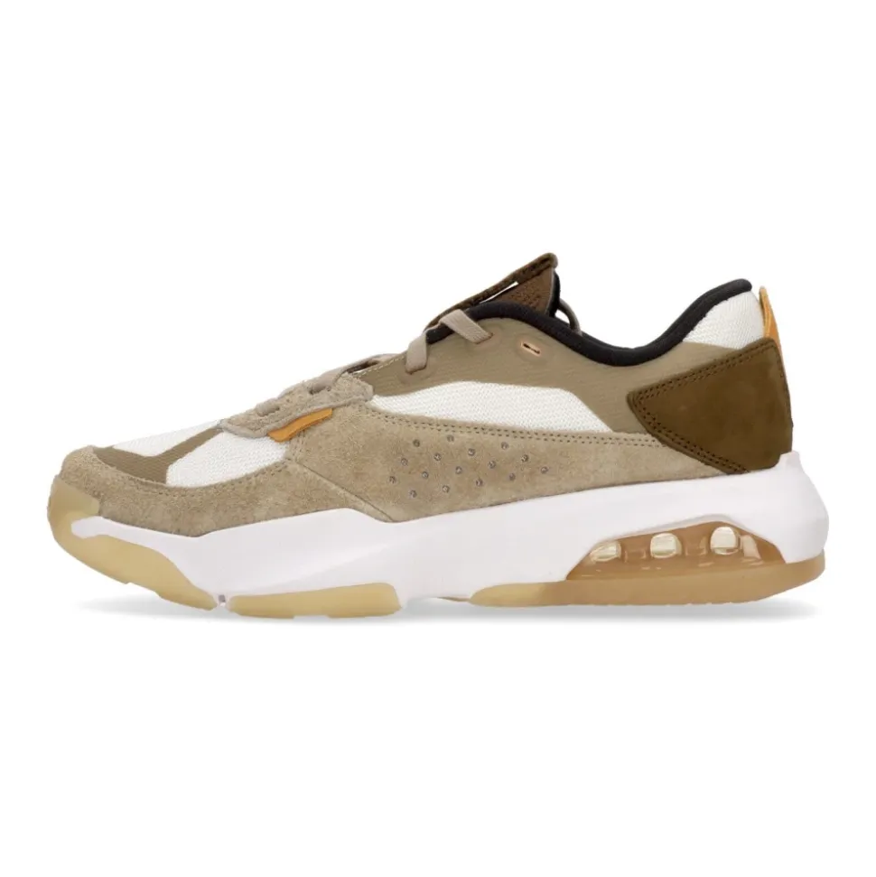 Niskie Sneakersy Khaki/Biały/Jasna Oliwka Odblaskowe
