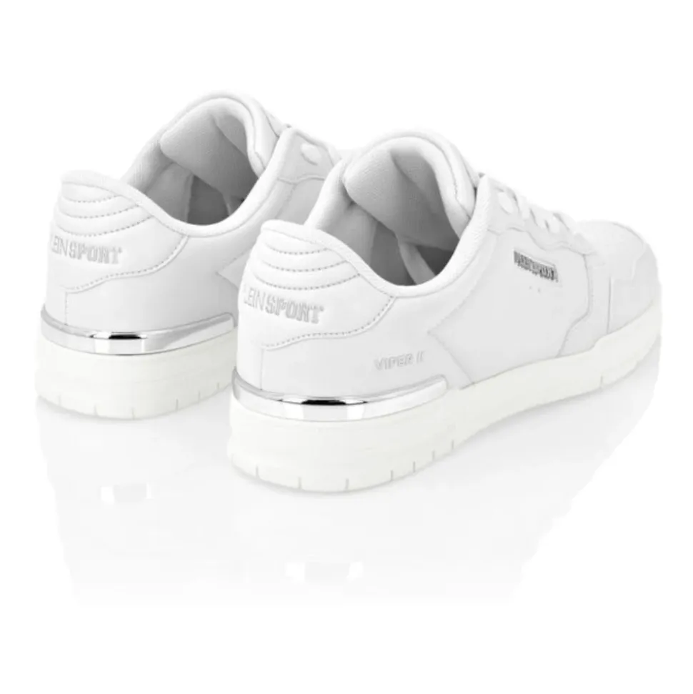 Niski Top Tiger Sneaker Biały