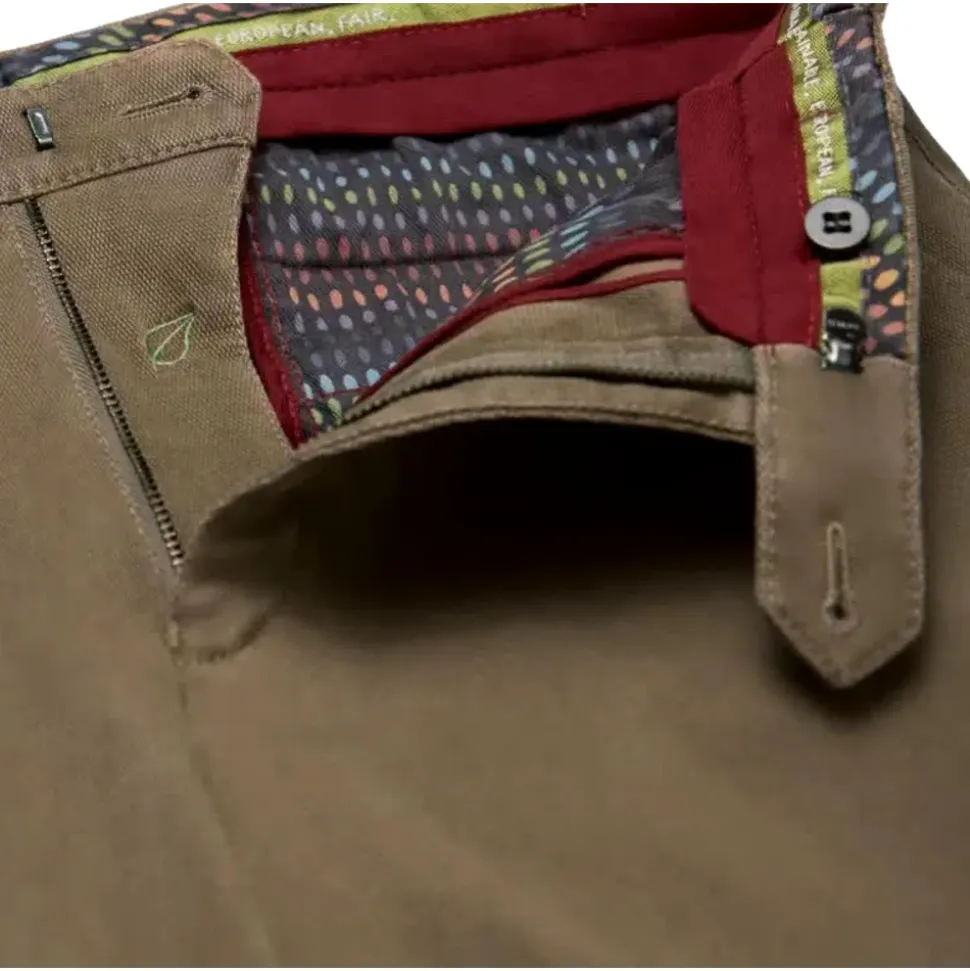 Nowoczesne dopasowanie Micro Fantasy Chino Beige