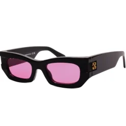 Okulary przeciwsłoneczne typu cat-eye z acetatu