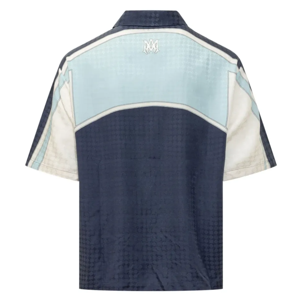Panelled Button Shirt