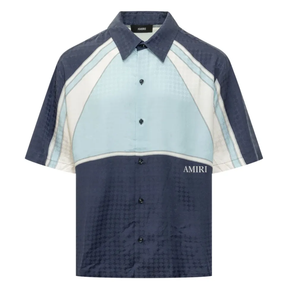 Panelled Button Shirt