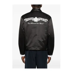 Paris Emblem Zipped Coach Jacket