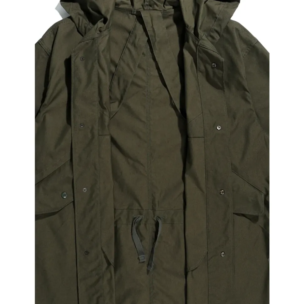 Parka w stylu militarnym