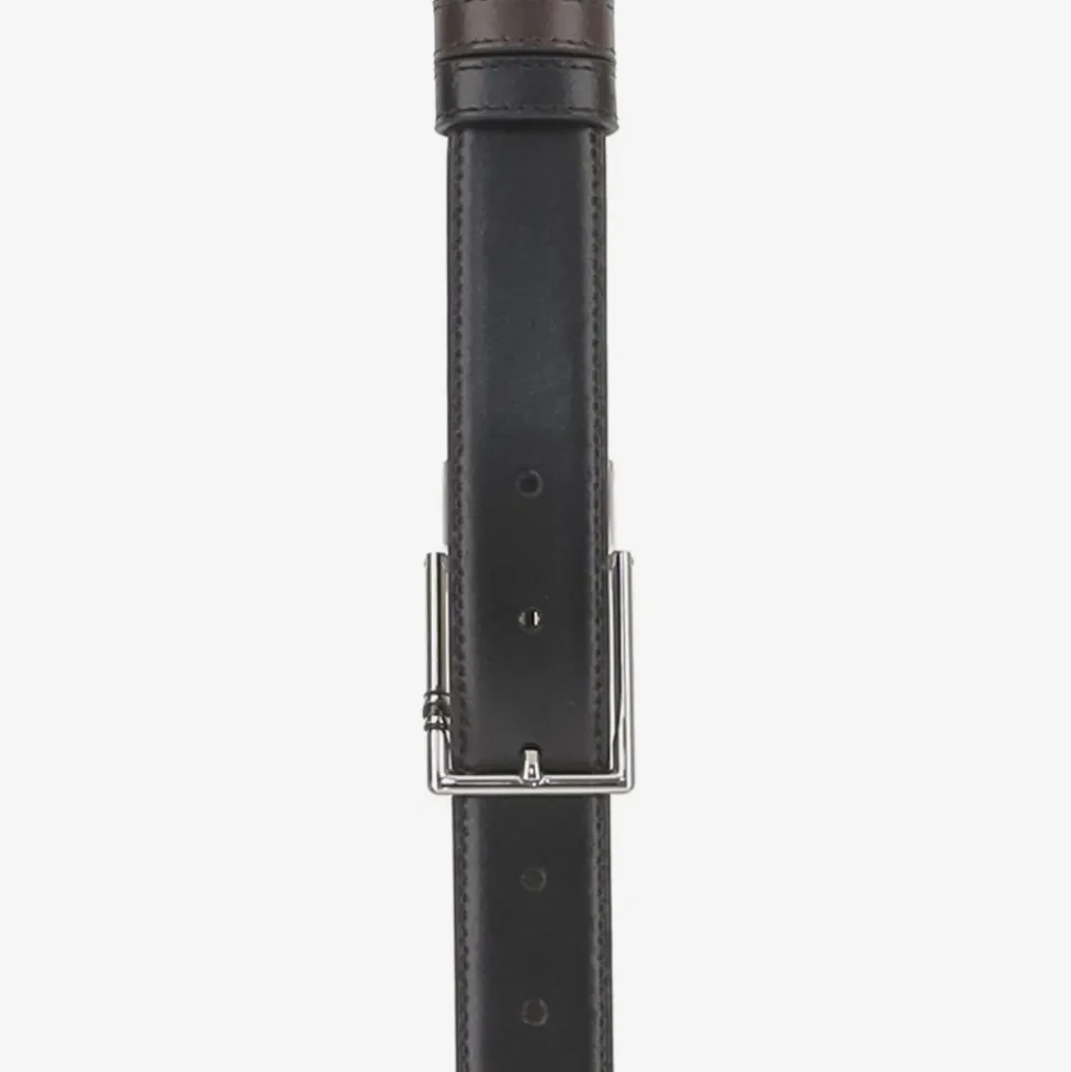 Pasek dwustronny 30 mm z prostokątną klamrą