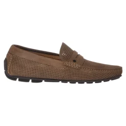 Perforated Suede Loafer