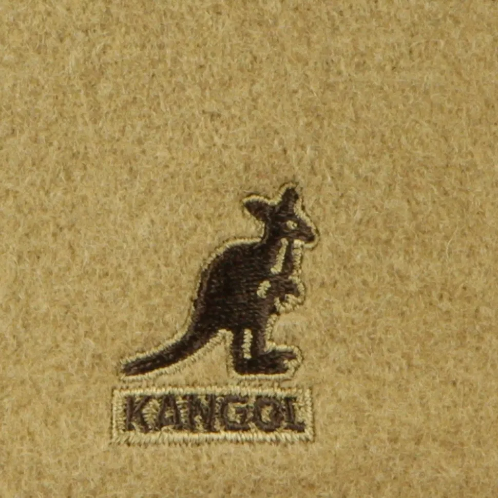 Plaska Czapka Kamel Wełna Haftowany Logo