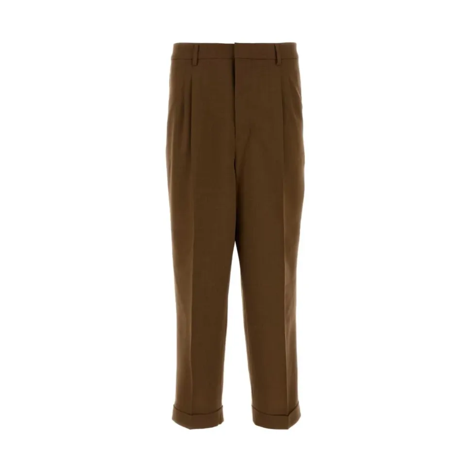 Pleated Wool Trousers