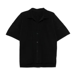 Plissé Short-Sleeve Shirt