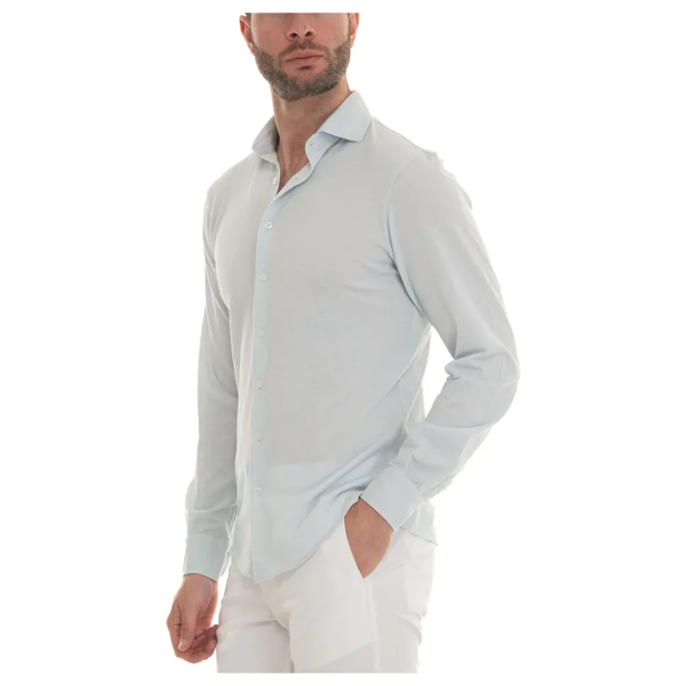Polo Shirt z Francuskim Kołnierzem Teksturowany Stretch