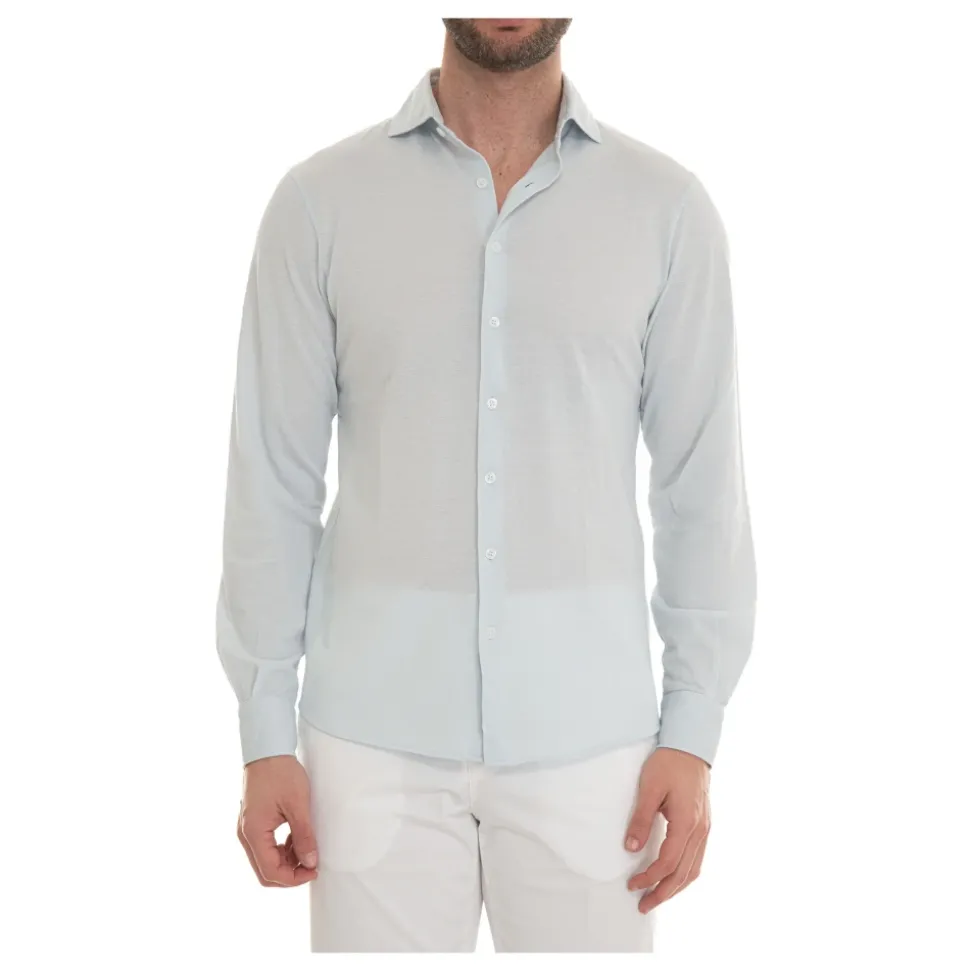 Polo Shirt z Francuskim Kołnierzem Teksturowany Stretch