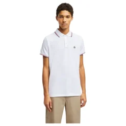 Polo Shirt z Trójkolorowym Wykończeniem