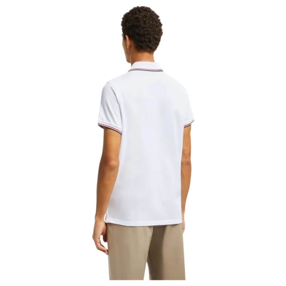 Polo Shirt z Trójkolorowym Wykończeniem