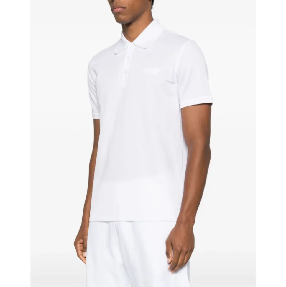 Polo z bawełny z grosgrain Paris