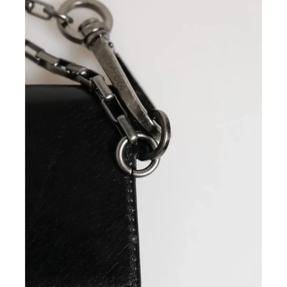 Portfel Bifold na Karty z Łańcuchem