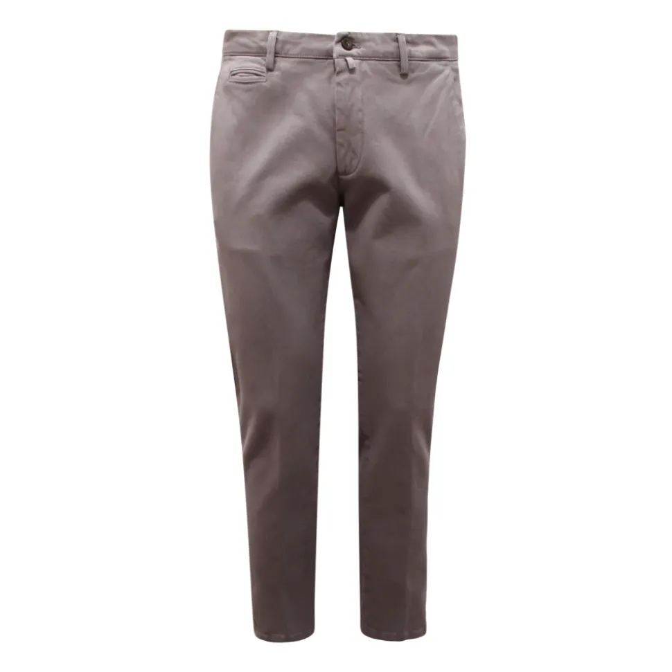 Q8062 Spodnie Bawełniane Slim Fit