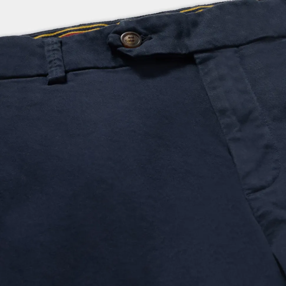 Regular Fit Microtwill Stretch Bawełniany Chino
