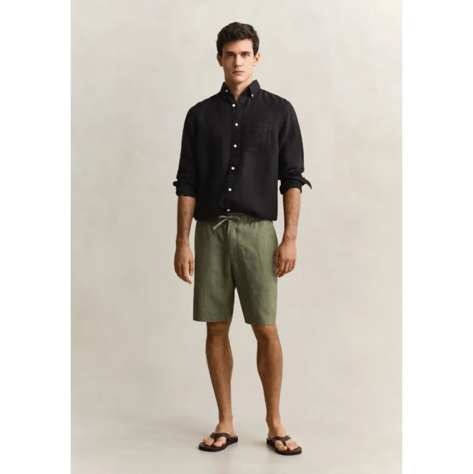 Relaxed Linen Shorts
