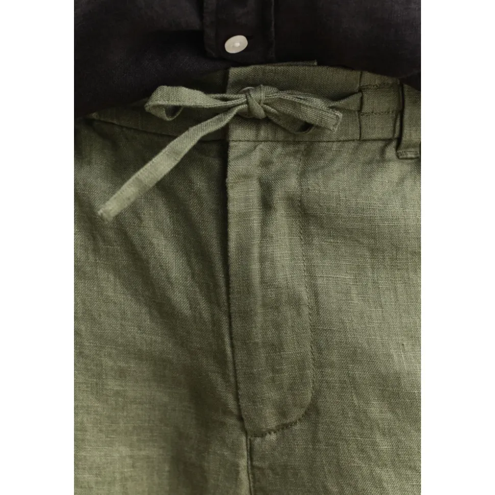 Relaxed Linen Shorts