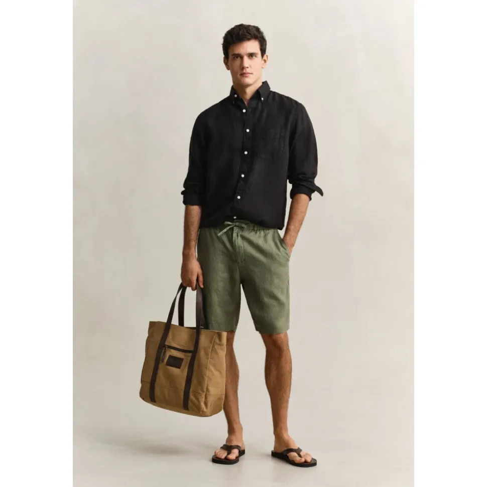 Relaxed Linen Shorts