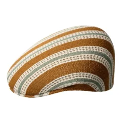 Resort Stripe 504 Flat Cap