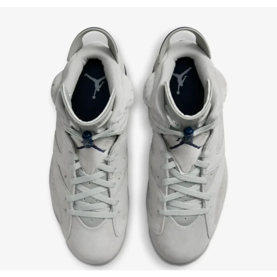 Retro Air 6 Szara Niebieska Sneaker