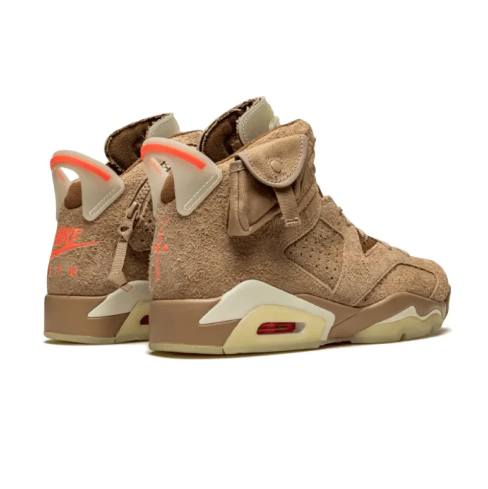 Retro Travis Scott British Khaki Sneakers