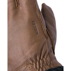 Rękawiczki Deerskin Primaloft Rib, Brązowe