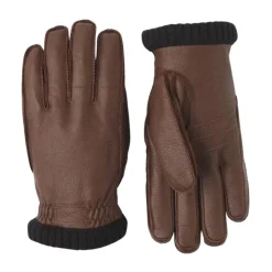 Rękawiczki Deerskin Primaloft Rib, Brązowe