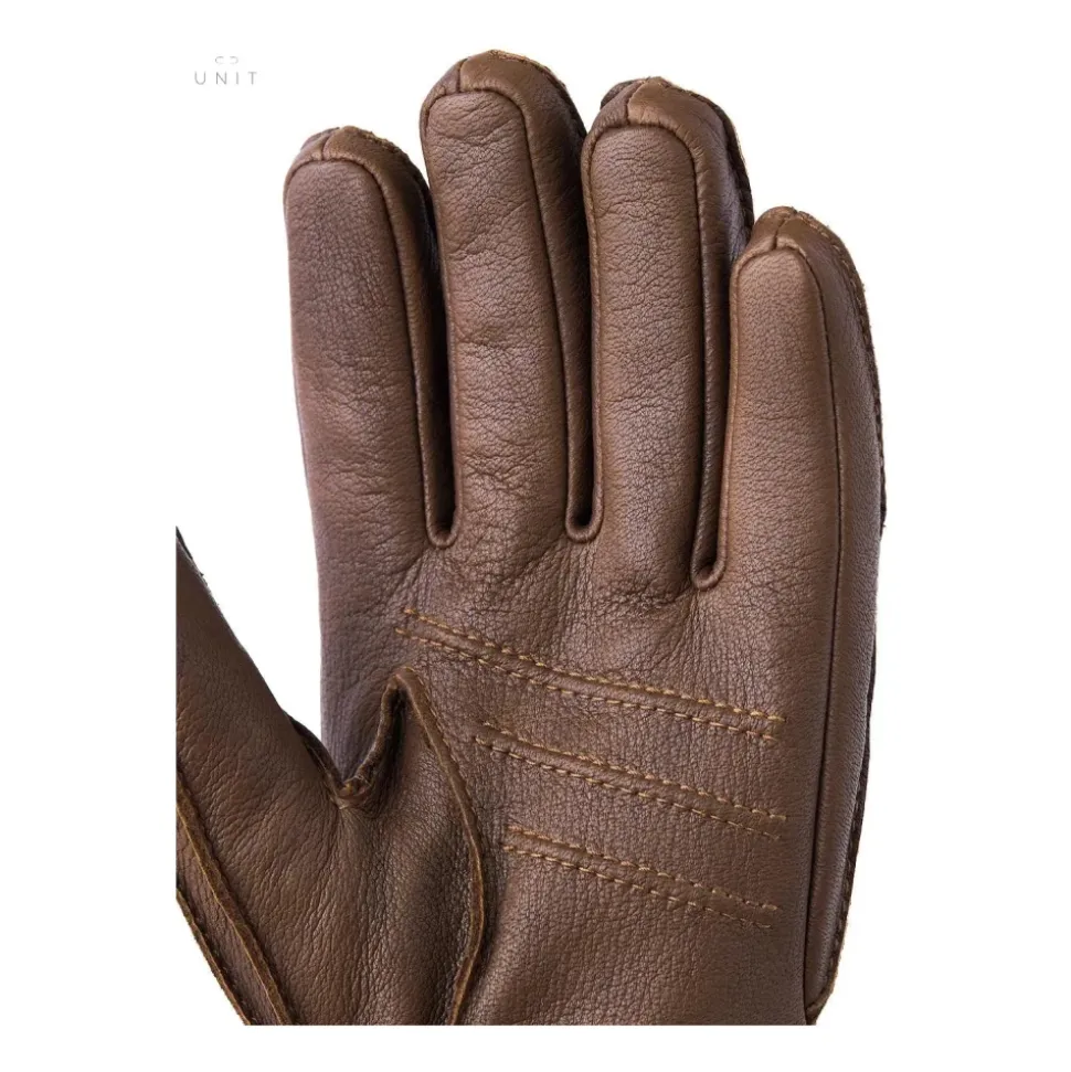 Rękawiczki Deerskin Primaloft Rib, Brązowe