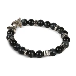 Round Bead Gancini Bracelet