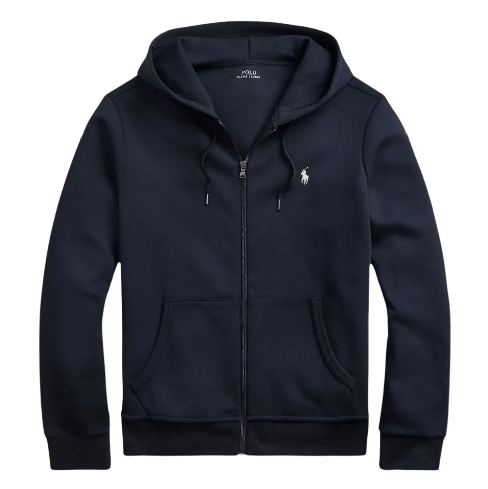 Rozpinana bluza z kapturem Double-Knit Aviator
