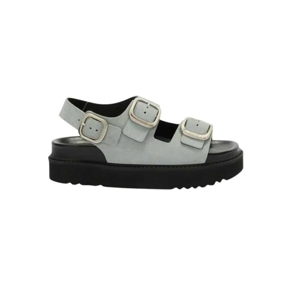 Scholl Sandały Blake 2 Straps B/S Light Blue