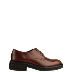 Skórzane buty w kolorze camel