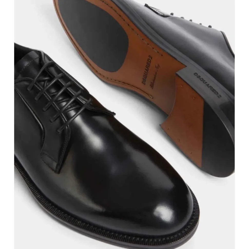 Skórzane eleganckie buty Derby