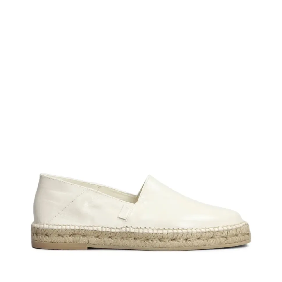 Skórzane espadryle