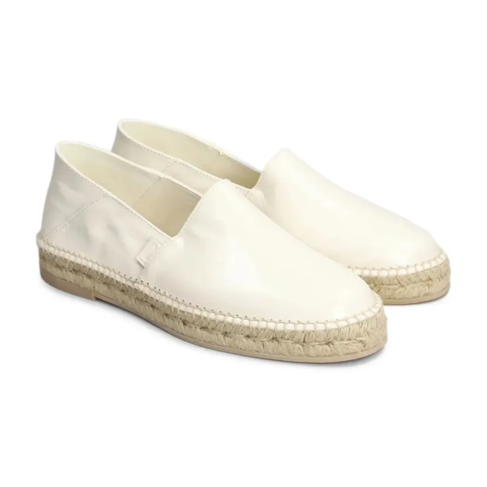 Skórzane espadryle
