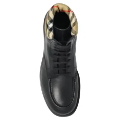 Skórzane sznurowane buty wojskowe Rogue