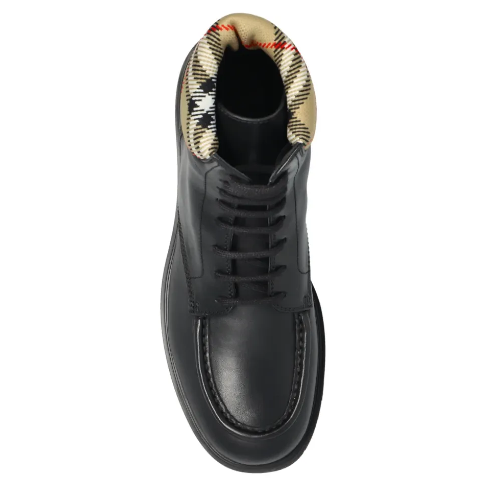 Skórzane sznurowane buty wojskowe Rogue