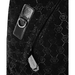 Skórzany Plecak Monogram Strass
