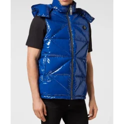 Sleeveless Jacket Hexagon