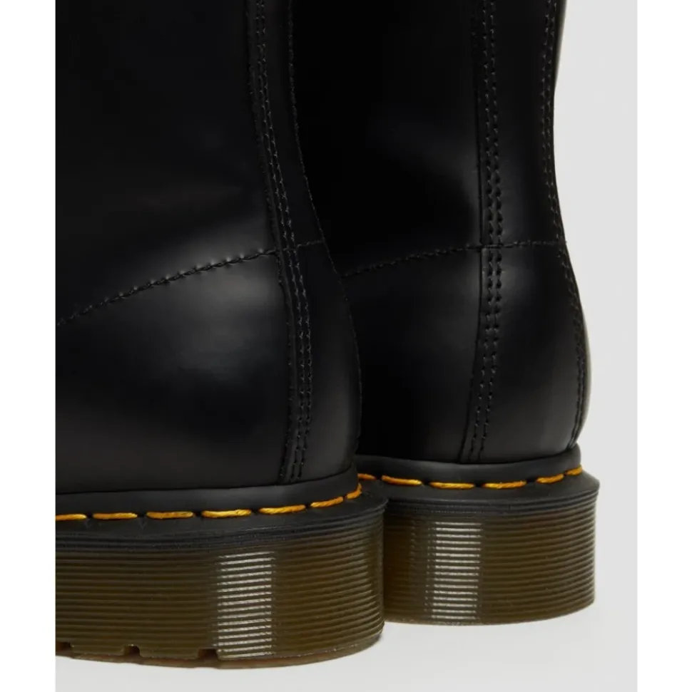 101 Smooth Boots - Klasyczne Docs z żółtymi szwami