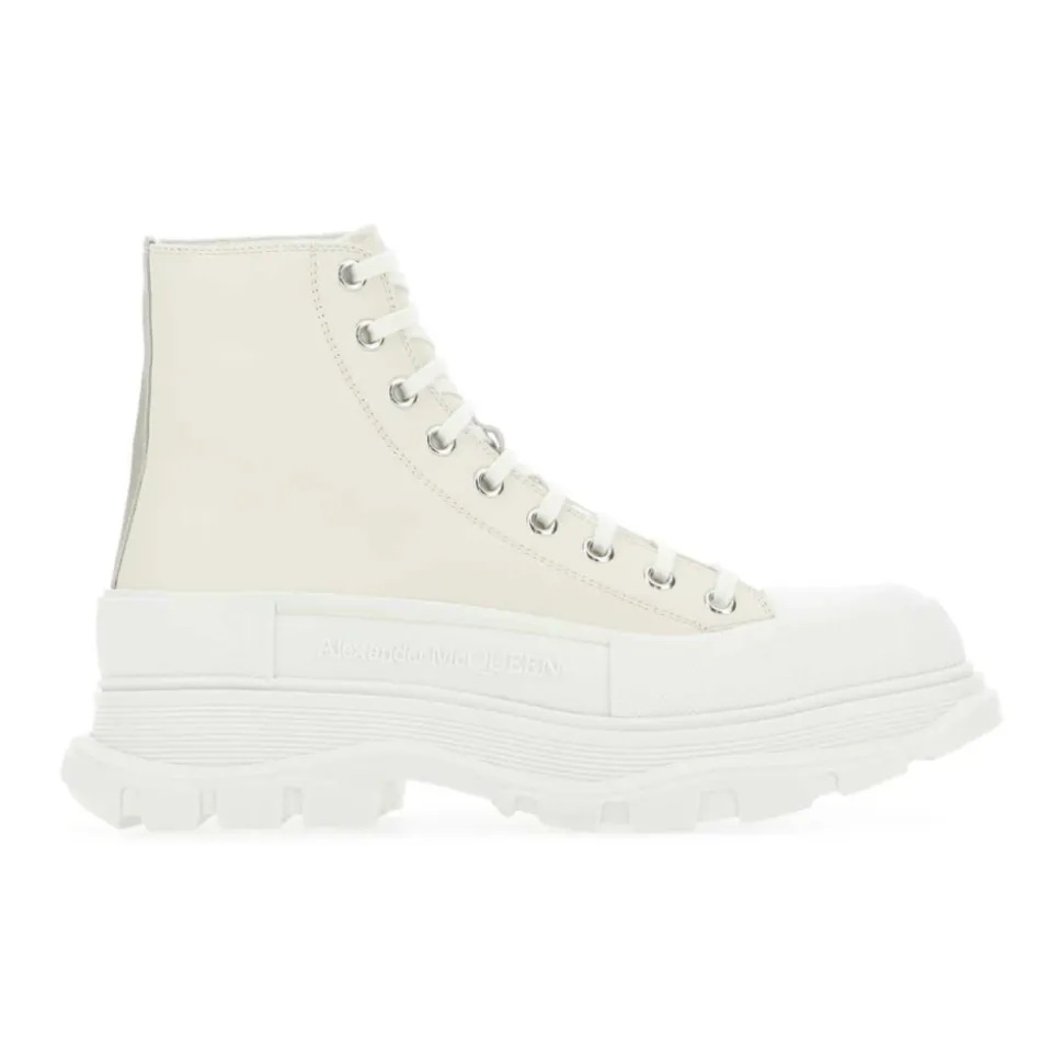Sneakersy Tread Slick z piaskowej skóry