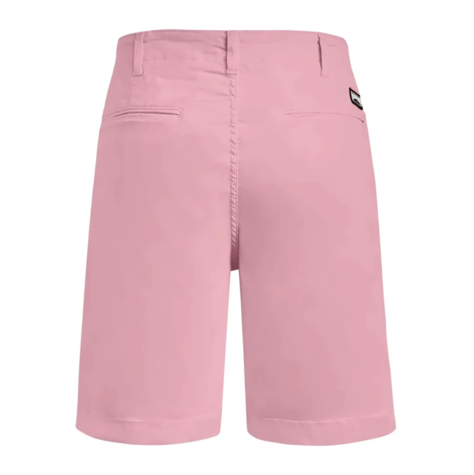 Solidne szorty bermuda z satyny Tencel dla mężczyzn