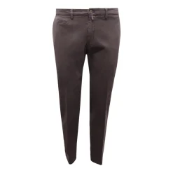 Spodnie bawełniane o kroju slim fit